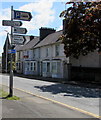 Direction signs pointing towards Peterwell Terrace, Lampeter