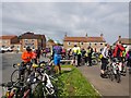 Cyclists in Stillington