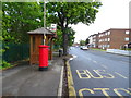 Bus stop and shelter on Station Road, West Horndon