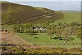 Looking towards Moel Llech from the Offa