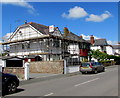 New Street scaffolding, Lampeter