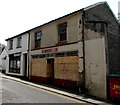 Boarded-up former shop, Commercial Street, Blaenavon