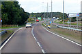 Northbound A90, Inveraldie Junction