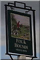 Sign for the Fox & Hounds, Chelmsford