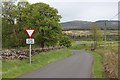 Approaching the B818 at Carron Bridge