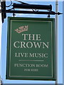 Sign for the Crown Inn, Roneo Corner, Hornchurch