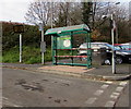 Ystrad Mynach railway station bus stop and shelter