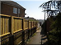 Footpath to Millersdale Close, Belper