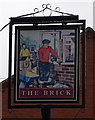 Sign for the Brick public house, Shrewsbury