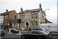 View of the old police station on the corner of Penge High Street and Green Lane from Croydon Road