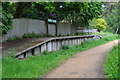 Former railway platform at Ashley Heath Halt