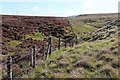 NS2367 : Stock fence on Ferret of Keith Moor by Alan Reid