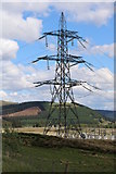 NS9417 : Pylon at Elvanfoot Substation by Billy McCrorie