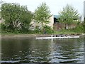 Scullers on the River Soar, Leicester