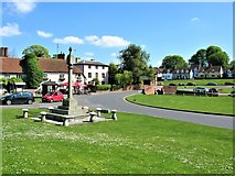 TL6832 : War Memorial and Village Green, Finchingfield by G Laird