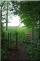 Footpath to Priors Farm