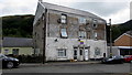 Three front doors, Commercial Street, Ogmore Vale