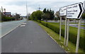 Wales Coast Path and Chester Road at Oakenholt