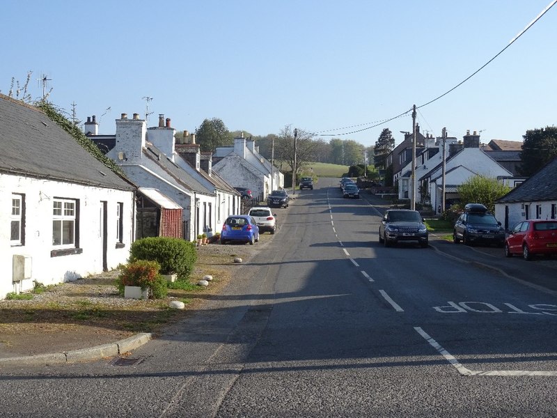 Old Military Road, Haugh of Urr © Richard Webb :: Geograph Britain and ...