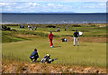 Golfers at Trump Turnberry