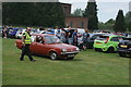 View of a Vauxhall Chevette leaving the Coffee and Cars event at the Museum of Power