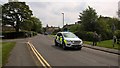 TF1505 : Police car on High Street, Glinton by Paul Bryan