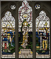 Stained glass window, St Edmund