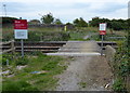 Level crossing at Pentre Ffwrndan