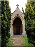 SP6029 : The porch of St Michael and All Angels Church in Fringford by Steve Daniels
