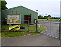 Oldbury Busy Bees Playgroup banner, Westmarsh Lane, Oldbury-on-Severn 