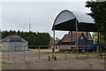 Dutch barn at Shrubbery Farm, Otley Green