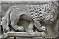 Great Bromley, St. Georges Church: Decorated period nave capital 2