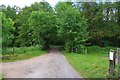 Public footpath & private road, near Stone, Worcs