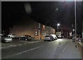 Victoria Street/Cromwell Road junction at night