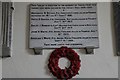 SO0842 : Crickadarn roll of Honour by Bill Nicholls