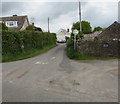 North along a side road in Llangrove, Herefordshire