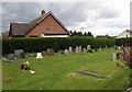 Western edge of Christ Church churchyard, Llangrove, Herefordshire