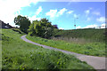 Path from Cinder Track up to Green Lane