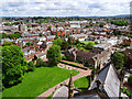 SO5139 : View north-east from Hereford Cathedral tower by Brian Robert Marshall