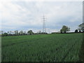 Power lines near Brockholme