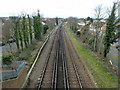 Railway towards London, Sittingbourne