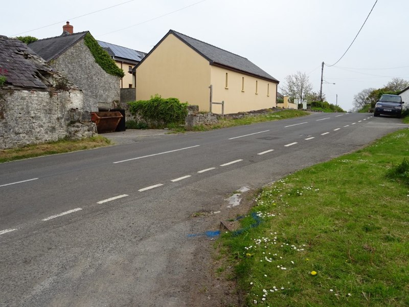 Road passing through Hodgeston © Philip Halling :: Geograph Britain and ...