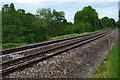 Railway tracks beside Gants Mill Lane