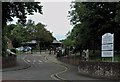 Entrance to Salehurst school, children