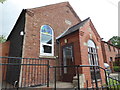 Old chapel building on the main road in Worthen