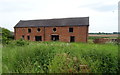 Brick built barn near Church Farm, Adderley