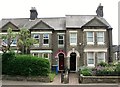 Terraced houses by the junction of Thorpe and Cedar roads