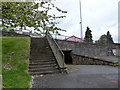 Underpass and steps at the end of Hardwick Terrace