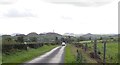 Tate Road descending towards  the junction with Aughanduff Road