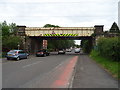 Railway bridge over  Newcastle Road, Stone